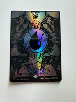 ISLAND ? RAISED FOIL ? MTG NM Symbiote Venom Spider-Man Secret Lair SHIPS NOW - Image 1