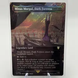 Minas Morgul, Dark Fortress - Foil Extended Art LTC NM MTG - Image 1