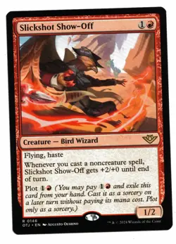 Magic the Gathering MTG Card: Slickshot Show-Off #0146 OTJ Rare! NM - Image 1