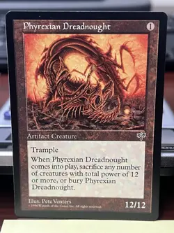 Magic The Gathering Phyrexian Dreadnought (NEVER BEEN PLAYED) MINT CONDITION. - Image 1