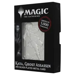 Magic The Gathering Limited Edition .999 Silver Plated Kaya Metal Collectible - Image 1