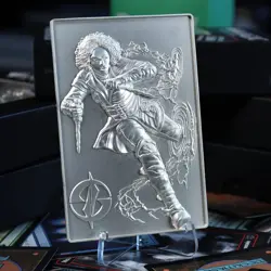 Magic The Gathering Limited Edition .999 Silver Plated Kaya Metal Collectible - Image 4