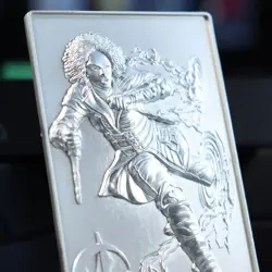 Magic The Gathering Limited Edition .999 Silver Plated Kaya Metal Collectible - Image 5