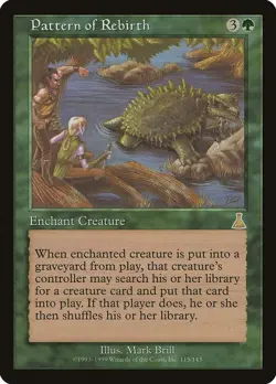 Pattern of Rebirth Urza's Destiny Rare NM Magic: The Gathering 115 Normal - Image 1