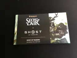Magic The Gathering Secret Lair x Playstation Ghost of Tsushima FOIL Sealed - Image 2