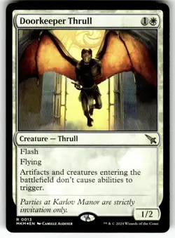 Foil Doorkeeper Thrull [Murders at Karlov Manor] Near Mint pack fresh edh - Image 1