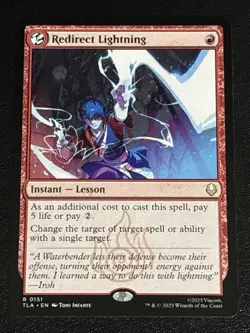 MTG Avatar: The Last Airbender Redirect Lightning 0151 NM Rare - Image 1