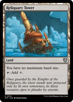 Reliquary Tower - MTG Magic the Gathering Commander: Land Unlimited Hand Size NM - Image 1