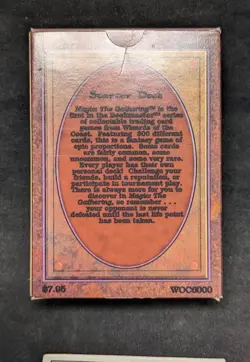 1x ALPHA + 1x BETA Starter Deck Boxes - MTG Magic the Gathering -EMPTY w/ Rules - Image 5