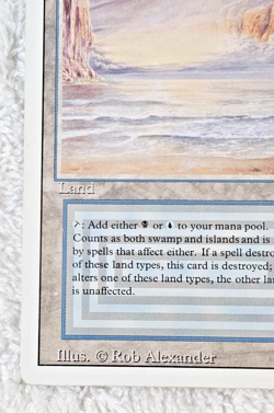 MTG Underground Sea Revised Ed. 1994 Dual Land Magic The Gathering Reserve - LP+ - Image 5
