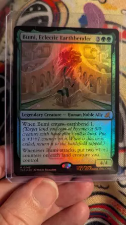 1x Bumi, Eclectic Earthbender Avatar TLE Foil 0248 NM - Magic MTG x1 - Image 1