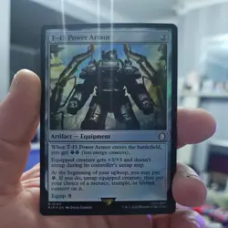 T-45 Power Armor Foil MtG Fallout 0145 Magic the Gathering Card - Image 1