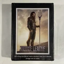 New Dragon Shield Matte DC Justice League Aquaman Standard Size 100 Sleeves - Image 1