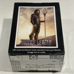 New Dragon Shield Matte DC Justice League Aquaman Standard Size 100 Sleeves - Image 2