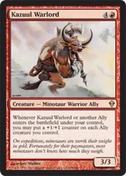 4x Kazuul Warlord ~ Near Mint Zendikar MTG Magic x4 4 UltimateMTG Playset Red Ca - Image 1