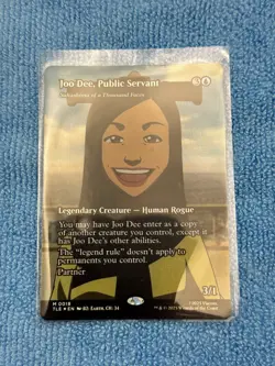 MTG Avatar M 0018 Joo Dee, Public Servant (Borderless FOIL) Mythic - Image 1