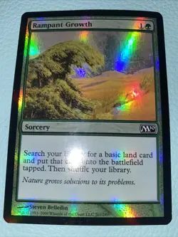 Rampant Growth FOIL Magic 2010 / M10 NM Green Common MAGIC MTG CARD - Image 1