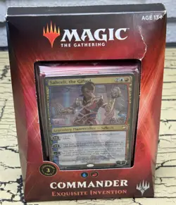Magic The Gathering 2018 Commander Card Set Exquisite Invention NEW in Box 630509632244 - Image 1