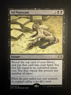 Ad Nauseam - Double Masters - MTG - 076 A Regular - NM - Image 1