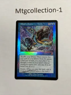 MTG magic cards 1x x1 NM English Mind's Desire - Foil Scourge - Image 3
