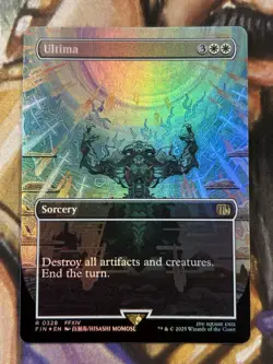 FOIL Ultima (Borderless) #0328 MTG Final Fantasy Rare - Pack Fresh NM/M 🔥 - Image 1