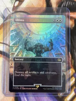 FOIL Ultima (Borderless) #0328 MTG Final Fantasy Rare - Pack Fresh NM/M 🔥 - Image 3