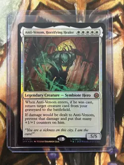 FOIL Anti-Venom, Horrifying Healer #0244 Marvel MTG Spider-Man - NM/M ?? - Image 3
