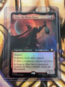 FOIL Zhao, the Moon Slayer (Borderless) 0376 MTG Avatar: The Last Airbender - NM - Image 3