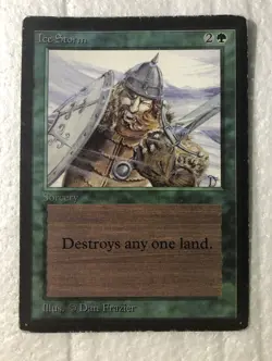 BETA Ice Storm - Magic the Gathering - MTG - Image 1
