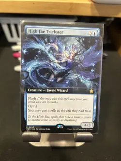 High Fae Trickster (Extended Art) Foundations MTG NM Magic the Gathering - Image 1