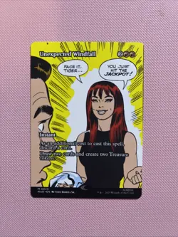 Unexpected Windfall (Borderless) Eternal-Legal Regular ERROR MTG - Image 2