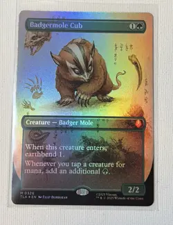 Badgermole Cub - Borderless Foil - Avatar: The Last Airbender - TLA M 0326 - Image 1