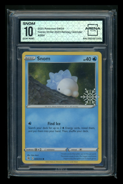 Snom #084/264 Arena Club 10 2021 Pokemon Fusion Strike 2023 Holiday Calendar - Image 1