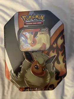 Pokemon - Eevee Evolutions "Flareon V Tin" Sealed X1 - Image 1