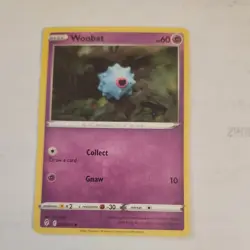 Pokemon TCG Woobat Card Sword & Shield Evolving Skies Common 68/203 NM Regular - Image 1