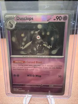 Pokemon TCG Dusclops Pokeball Card 036/131 Prismatic Evolutions NM Condition - Image 1