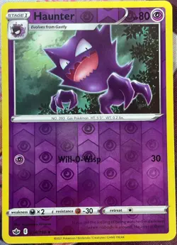 Pokemon TCG - Haunter Reverse Holo - 056/198 - Chilling Reign - NM - Image 1