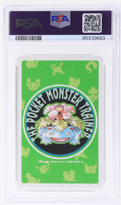1996 Pokemon Green Version Playing Cards Bulbasaur Ace of Diamonds #1 PSA 10 - Image 2