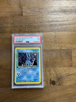 Pokemon TCG Entei and Suicune Neo Revelation 1st Edition PSA 7 Near Mint - Image 3