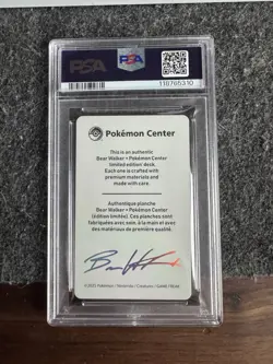 2025 Pokemon Center x Bear Walker Leafeon Collection Card | PSA 10 - Image 2