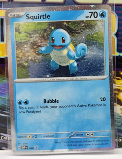 Squirtle #48 (Cosmos Holo) Black Star Promo Pokemon 151 - Image 1