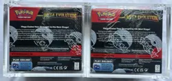 Pokemon TCG Lot Of 2 Mega Evolution EN Booster Box Factory Sealed W/Acrylic Case - Image 4