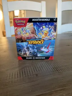 Surging Sparks Booster Bundle 6 Packs - New Sealed Pokemon TCG Scarlet Violet - Image 1