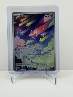 Pokemon TCG Minior 201/182 Paradox Rift Illustration Rare - Image 1