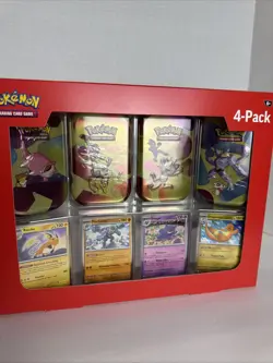 Sam’s Club Pokemon 151 Mini Tin 4 Pack NEW/SEALED/SHIPS FAST - Image 1