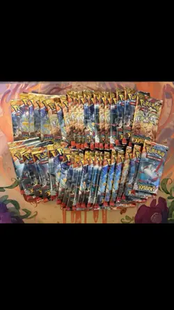Pokemon Scarlet & Violet Surging Sparks Factory Sealed 40 Booster Pack lot - Image 1