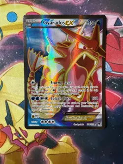 Pokemon TCG: XY BREAKpoint Gyarados EX 114/122 Full Art Ultra Rare LP - Image 1