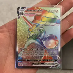 080/078 Melmetal VMAX : Rare Rainbow Full Art : Pokemon GO Trading Card Game TCG - Image 1