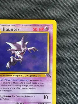 Haunter Fossil Set Non Holo Rare 21/62 1st Edition Pokemon Card 1999 LP MP - Image 4
