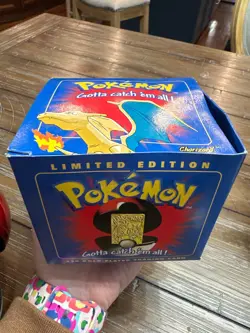 23K Gold Plated CHARIZARD Trading Card 1999 Burger King Pokemon Ball - Image 4